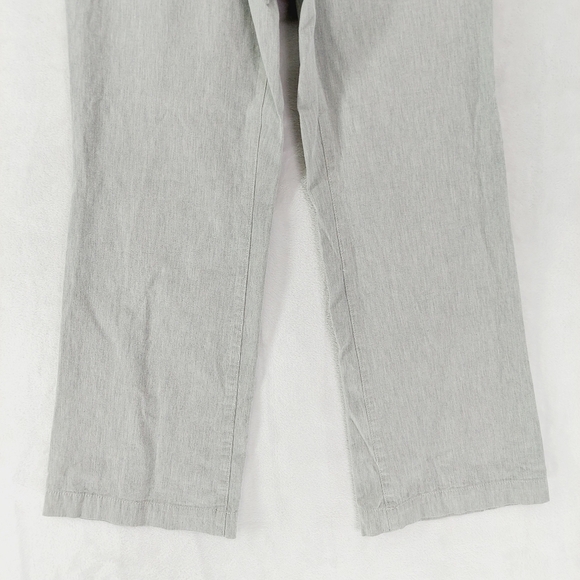 Banana Republic Stretch Gray Flat Front Business Casual Wide Leg Trousers P317 - Picture 3 of 9